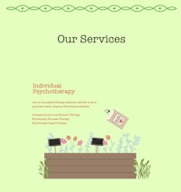 a poster with the words'our services'on it